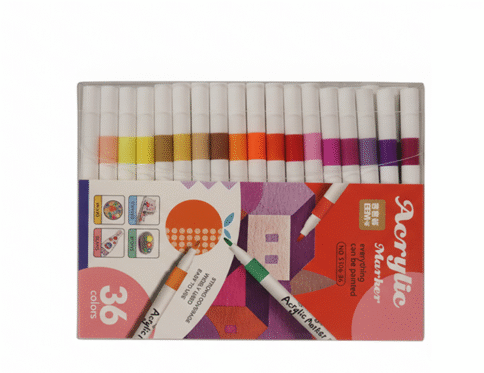 Acrylic Marker 36 Colors Set