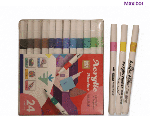 Acrylic Marker Pens – 24 Colors