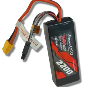 7.4V 2200mAh 60C 2S Lipo Battery